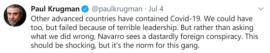 美网友:把一切归咎于中国 这届政府是笑话