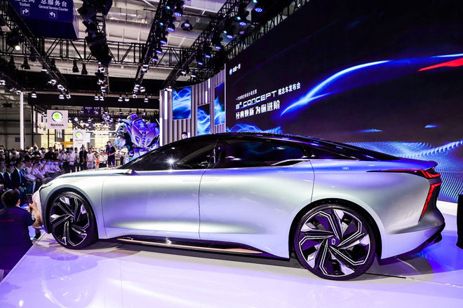 造型极具未来感 一汽奔腾全新概念车正式亮相