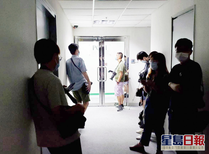 香港民研总部 图源:星岛日报