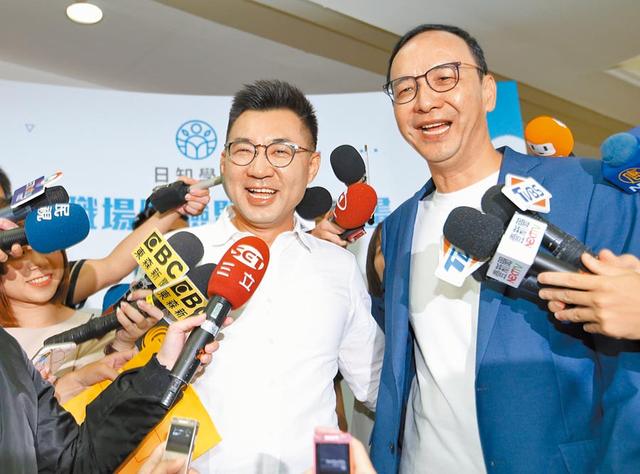 蓝营上演“三国戏码”?江启臣曝与朱韩侯三人关系