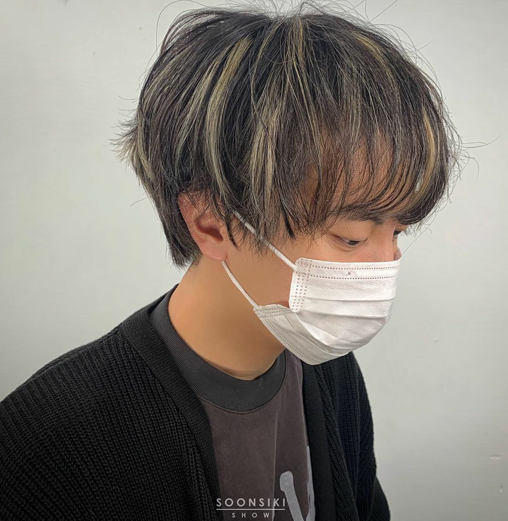 男生搞个挑染,巨潮!