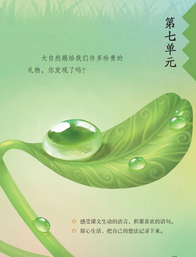 统编版2020年秋三年级上册语文电子教材课本(高清版,可打印)
