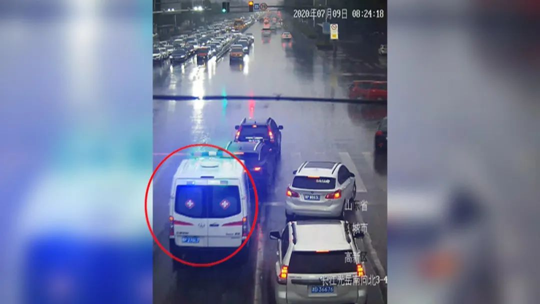 教科书式的礼让,市民纷纷点赞