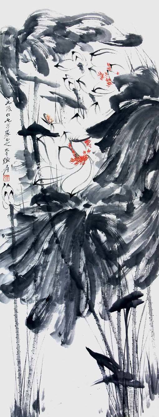 张大千:一辈子画不厌的荷花