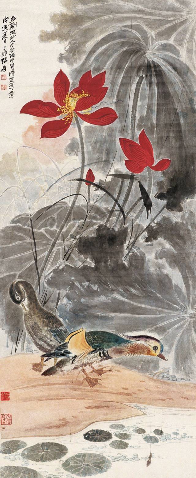 张大千:一辈子画不厌的荷花