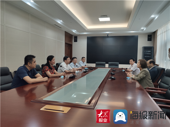 沙特阿拉伯王国驻华使馆访问团到淄博市中心医院考察