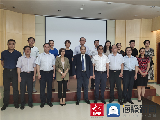 沙特阿拉伯王国驻华使馆访问团到淄博市中心医院考察