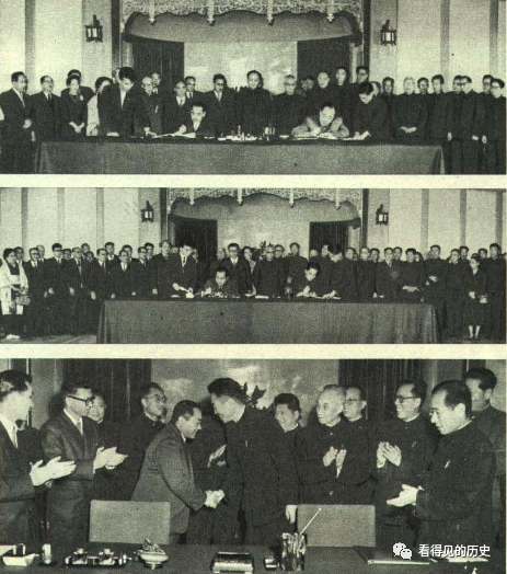 1955年日本商船突破了美国的封锁,进入了天津港。