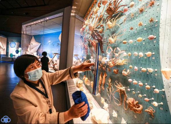 国家海洋博物馆14日起恢复开放 新增船舶科技展