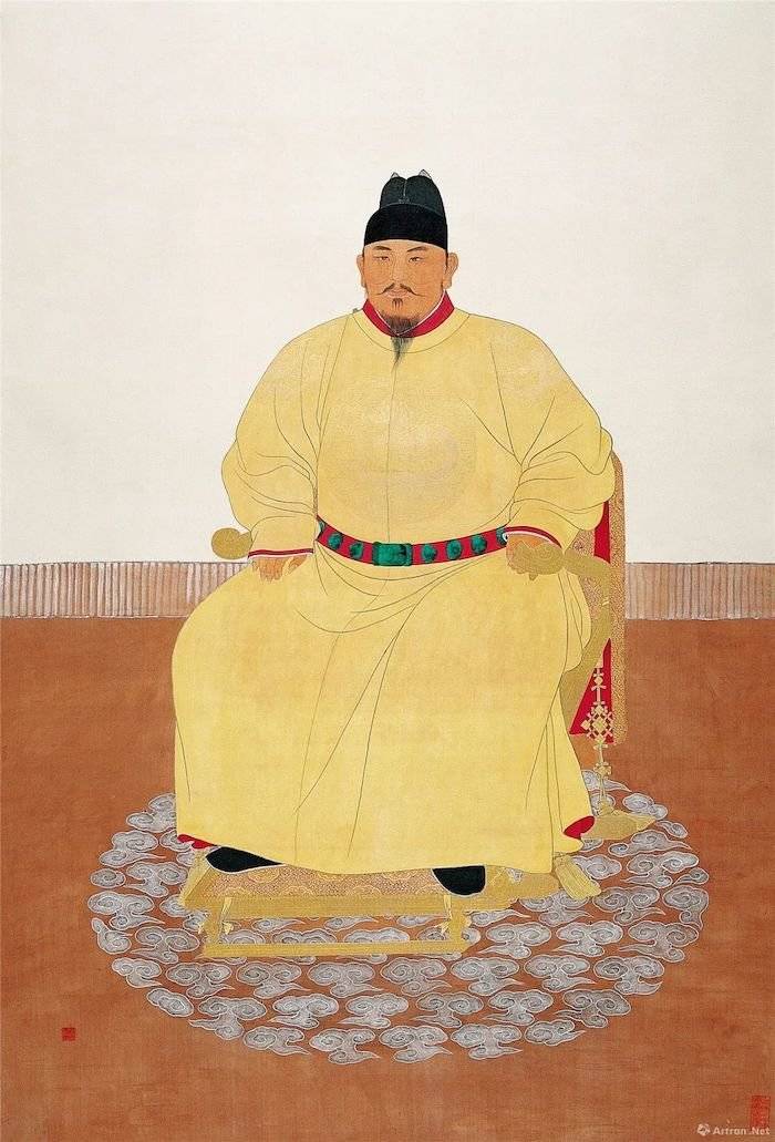 清人所绘《明太祖朱元璋正形像》除了帝王将相,那些常活跃在历史中的
