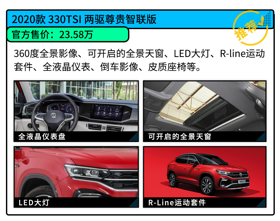 入门即高配 这台颜值特别高的大众SUV 这么选准没错