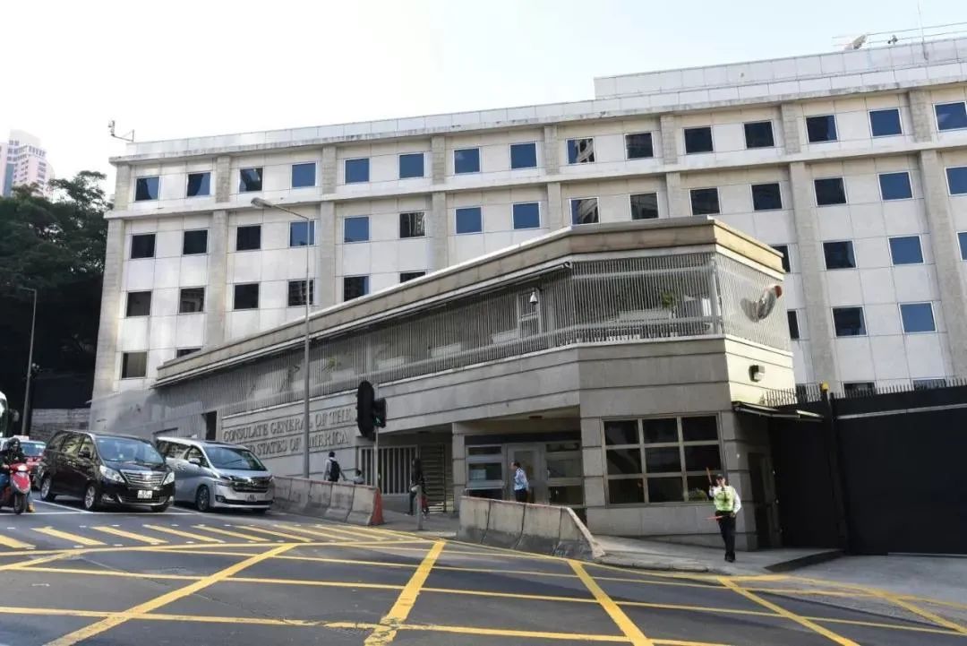 美国驻港澳总领馆(资料图)