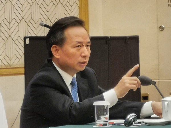 山东省委副书记、省长李干杰 本文图均为 澎湃新闻记者 张家然 图