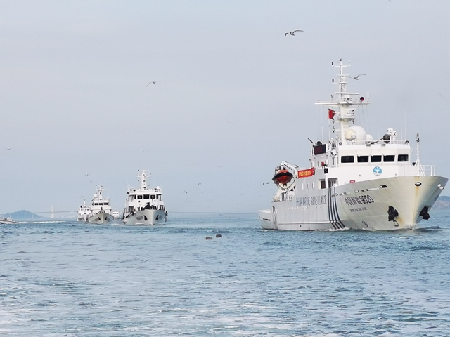 |粤闽两省联手海洋执法 查扣11艘违法违规船舶