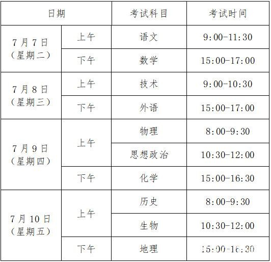 今年高考宁波共有3.95万名考生报考 具体考试时间安排来了