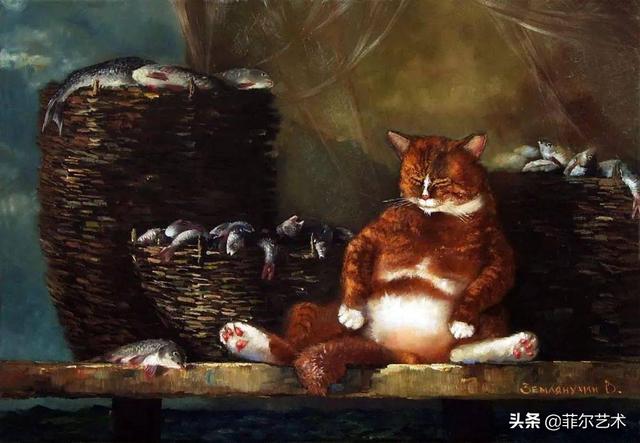 俄罗斯画家泽尔特·瓦伦蒂诺维奇动物与风景油画欣赏