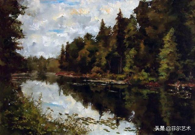 俄罗斯画家泽尔特·瓦伦蒂诺维奇动物与风景油画欣赏