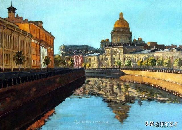 俄罗斯画家泽尔特·瓦伦蒂诺维奇动物与风景油画欣赏