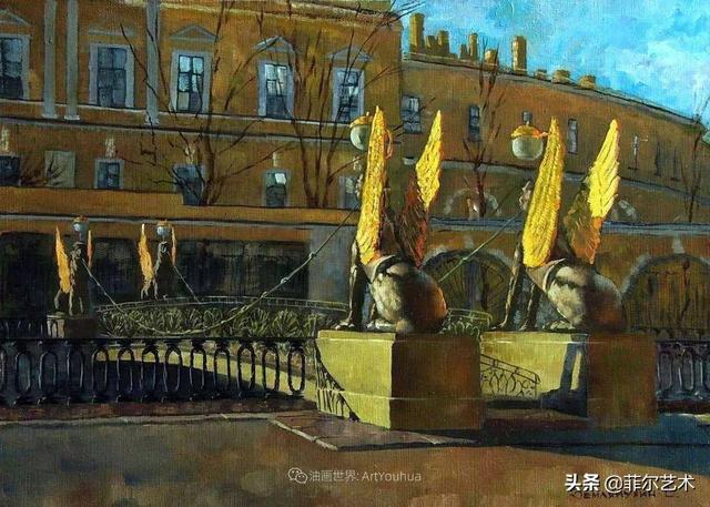 俄罗斯画家泽尔特·瓦伦蒂诺维奇动物与风景油画欣赏