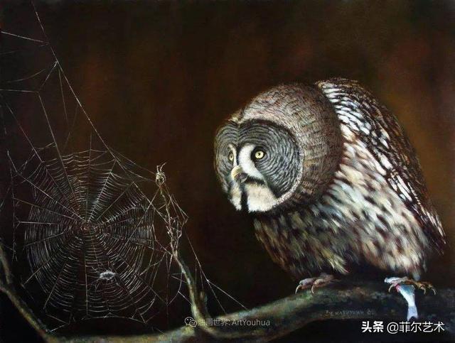 俄罗斯画家泽尔特·瓦伦蒂诺维奇动物与风景油画欣赏
