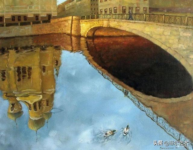 俄罗斯画家泽尔特·瓦伦蒂诺维奇动物与风景油画欣赏