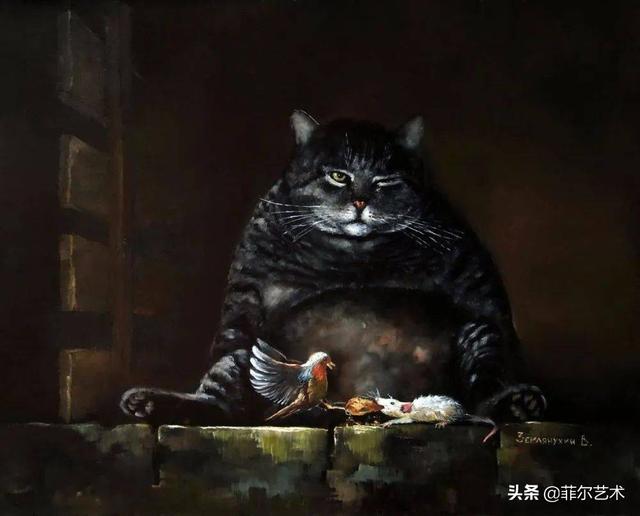 俄罗斯画家泽尔特·瓦伦蒂诺维奇动物与风景油画欣赏