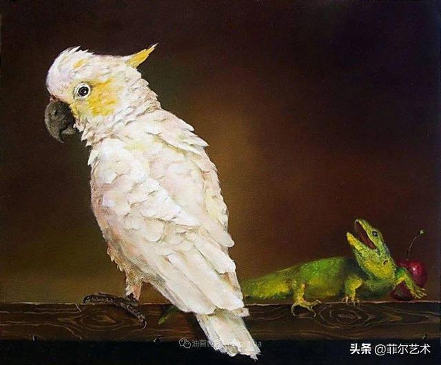 俄罗斯画家泽尔特·瓦伦蒂诺维奇动物与风景油画欣赏