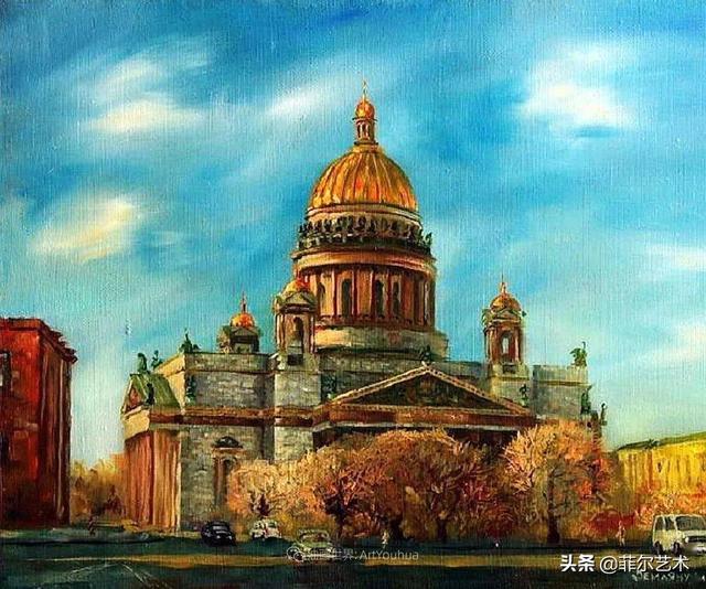俄罗斯画家泽尔特·瓦伦蒂诺维奇动物与风景油画欣赏