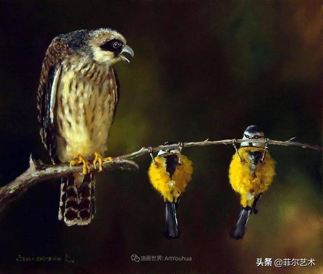 俄罗斯画家泽尔特·瓦伦蒂诺维奇动物与风景油画欣赏