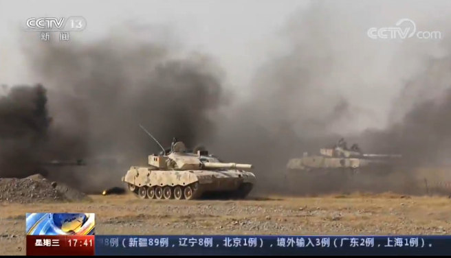 陆军 “跨越—2020青铜峡A”演习 组织红蓝实兵对抗