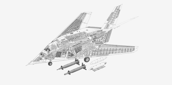 蠢笨的土豚,暗夜中的夜莺,美国空军f111和f117两型轻型轰炸机