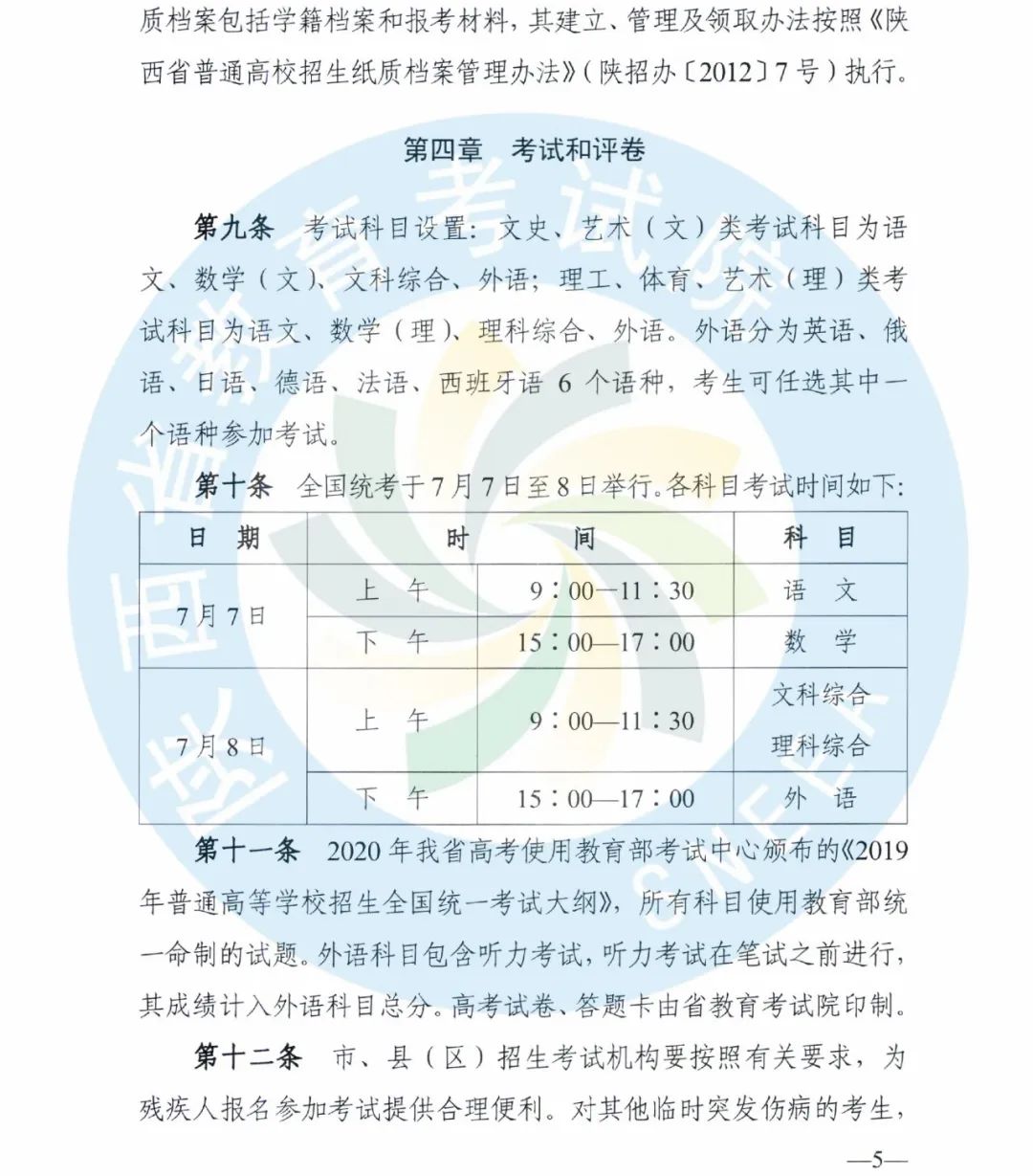 2020年陕西高考志愿填报分3个阶段进行