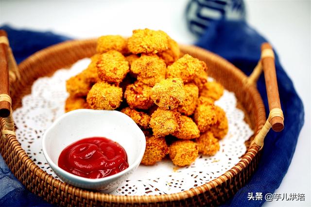 鸡米花别买了,教你在家做,香酥可口不用油,美味健康,吃不够