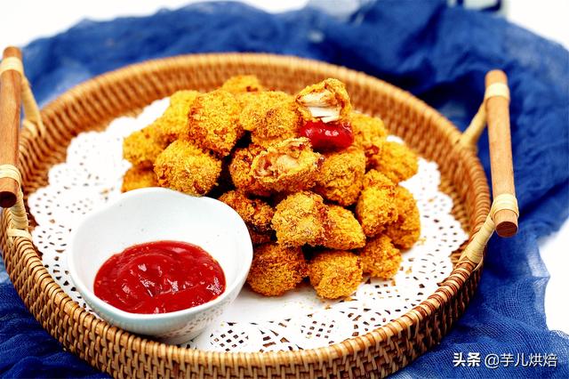 鸡米花别买了,教你在家做,香酥可口不用油,美味健康,吃不够