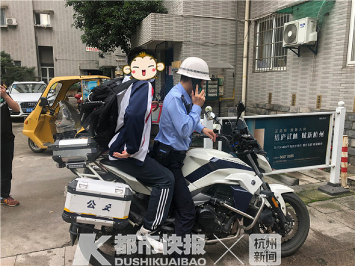 杭州一高考生被锁家中:消防破窗解困 交警开考前