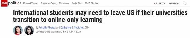 CNN就ICE新规发布长篇评论(图源:CNN)