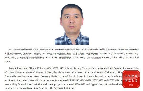 中纪委:“天网行动”开展以来,追回外逃人员