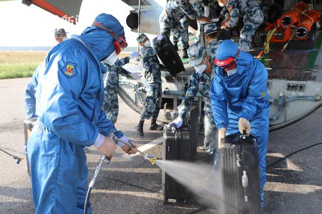 视频|中国空军空降兵抵俄 参加“国际军事比赛-2020”