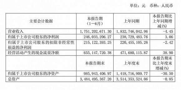 重庆啤酒大本营市场营收下降8.41%