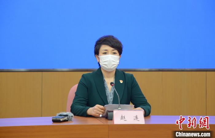 图为大连市卫生健康委副主任赵连。 邹沧海 摄