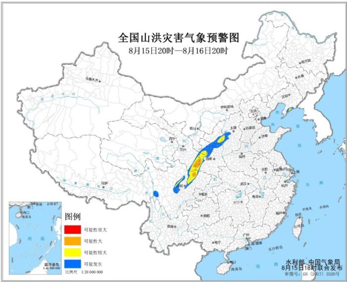 地质、山洪灾害气象预警发布:四川甘肃局地风险高