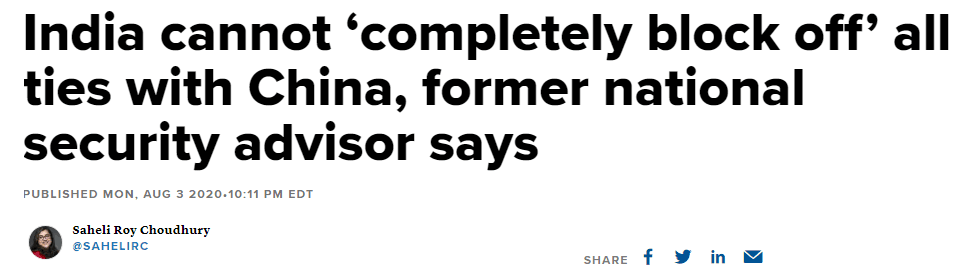 报道截图:CNBC