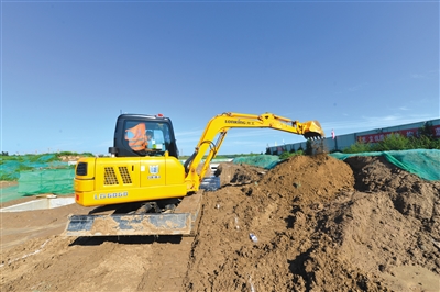 北京大兴机场综保区一期市政道路建设过半