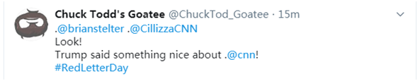 活久见!特朗普夸CNN