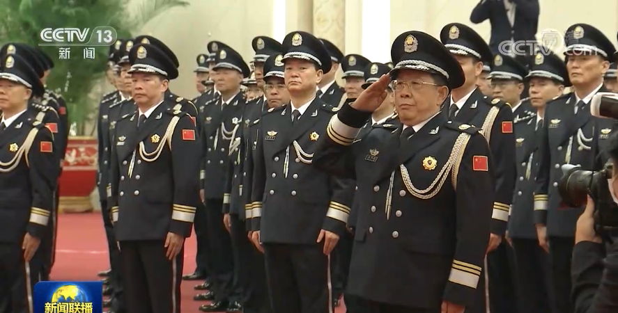 中国人民警察警旗授旗仪式现场披露 几个细节值得关注