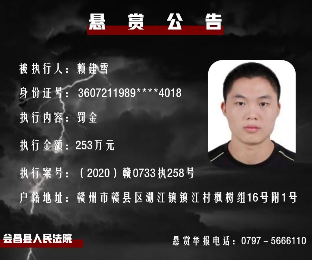 赣州这42人被公开悬赏!最高赏金130万!