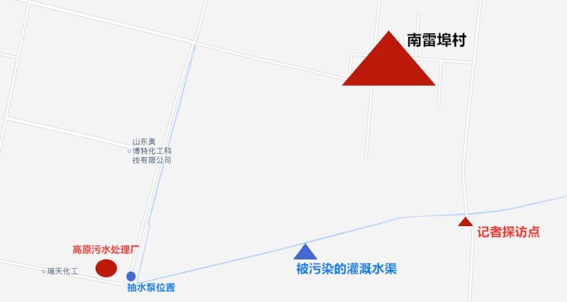 东营一灌溉水渠发黑发臭!村民质疑是附近污水处理厂直排污水