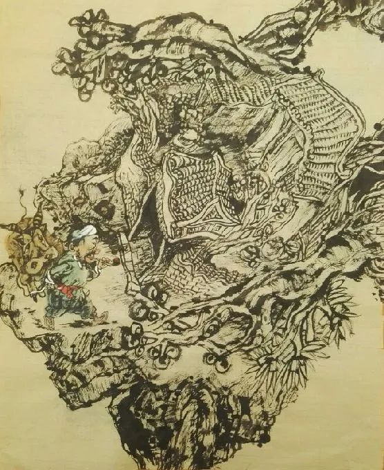 将漫画人物融入山水之中,漫画家王斌礼推出新作!