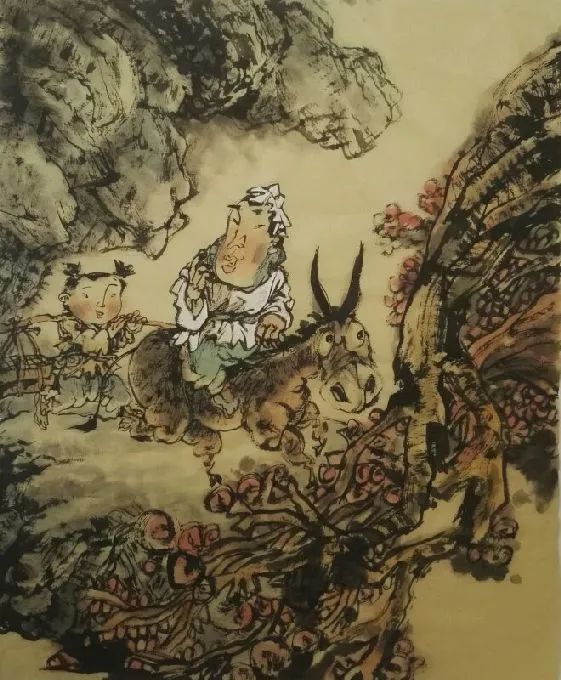 将漫画人物融入山水之中,漫画家王斌礼推出新作!