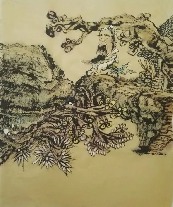将漫画人物融入山水之中,漫画家王斌礼推出新作!